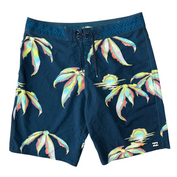 NWOT Billabong Boardshorts All Day Layback Shorts Volley Swimming Trunks Mens 30 - Picture 1 of 7